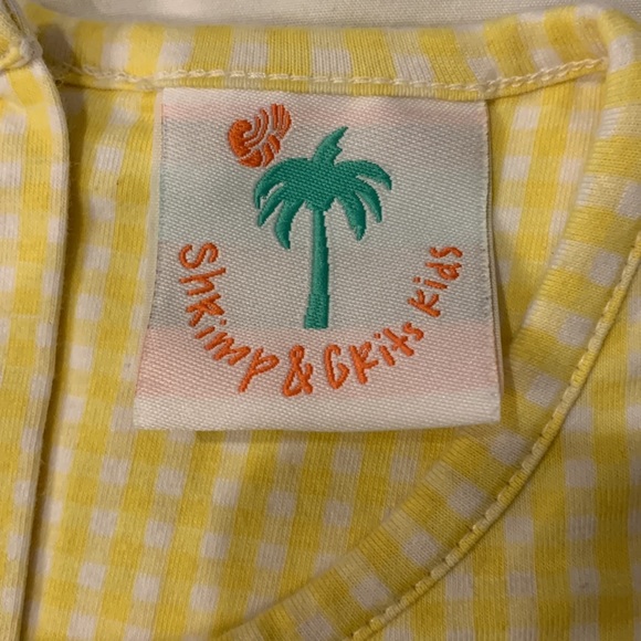 SERENDIPITY Shrimp & Grits Kids Lemons Dress. Size.8 - Picture 2 of 9